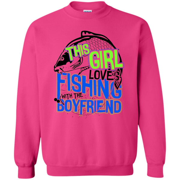 Coolest Fishing T Shirt, This Girl Loves Fishing Sweatshirt