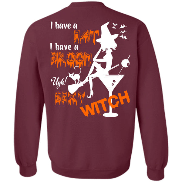 I Have A Broom T Shirt, Wait For Halloween Sweatshirt