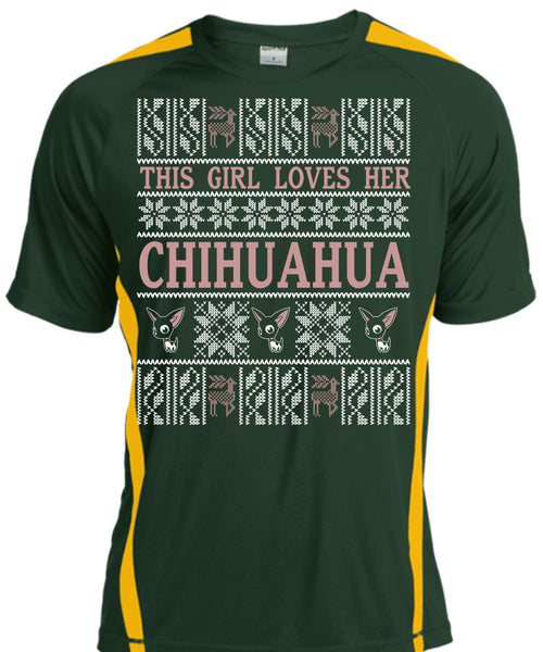 This Girl Loves Her Chihuahua T Shirt, This Girl Loves Christmas T Shirt, Cool Shirt