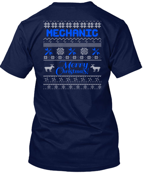 Mechanic Merry Christmas T Shirt, Being A Mechanic T Shirt