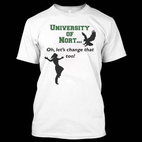 A black t-shirt with the shopify logo