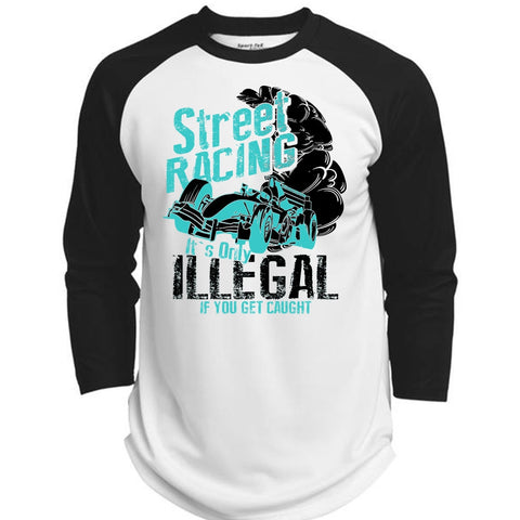 A black t-shirt with the shopify logo