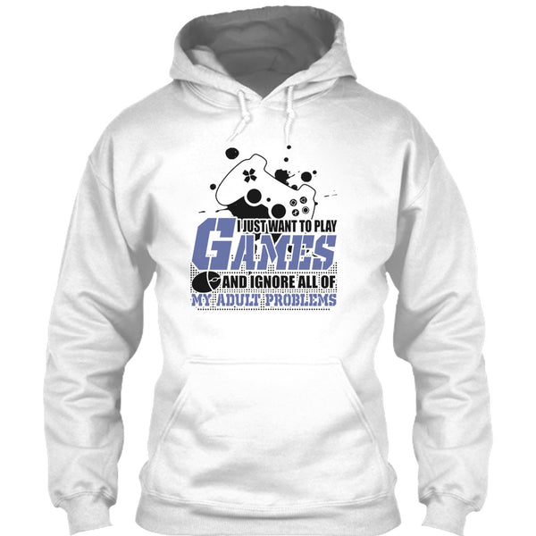 I Just Want To Play Games T Shirt, Coolest Gamer T Shirt