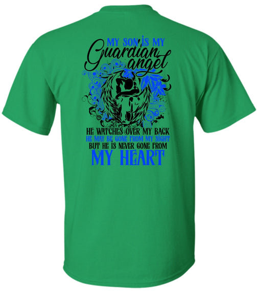 My Son Is My Guardian Angel T Shirt, I Love Son T Shirt