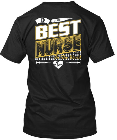 A black t-shirt with the shopify logo