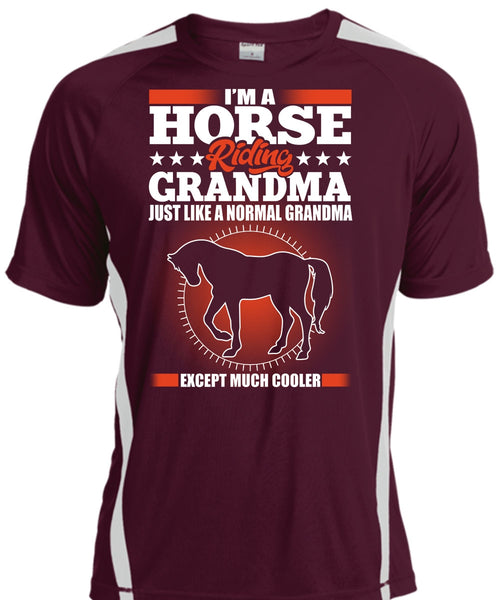 I'm A Horse Riding Grandma T Shirt, Normal Grandma T Shirt, Cool Shirt
