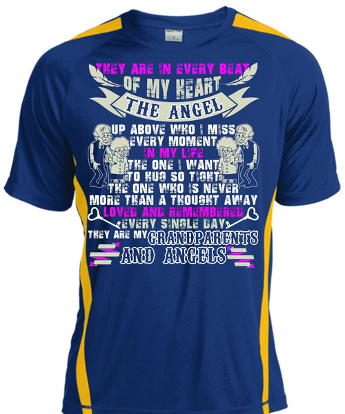 Grandparents And Angels T Shirt, Beat Of My Heart T Shirt, Cool Shirt