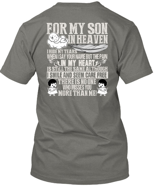 For My Son In Heaven T Shirt, Pain In My Heart T Shirt