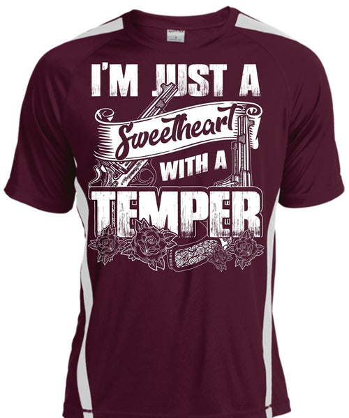 Sweetheart With A Temper T Shirt, Being A Hunter T Shirt, Cool Shirt
