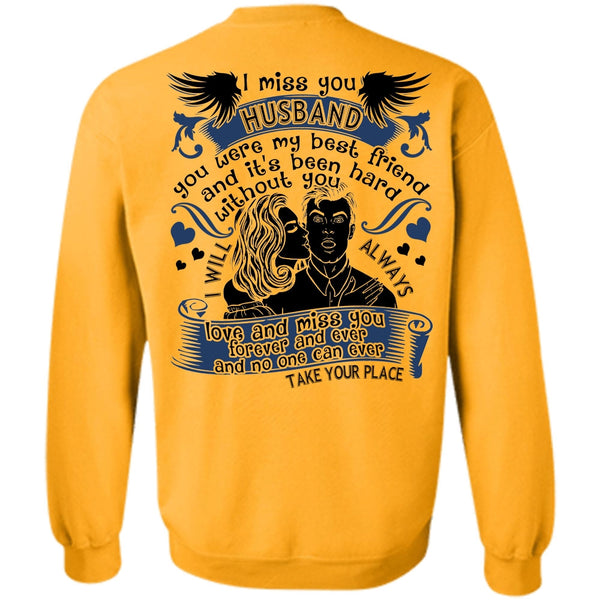 I Love Husband T Shirt, I Miss You Husband Sweatshirt