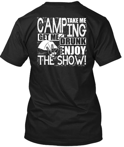 A black t-shirt with the shopify logo