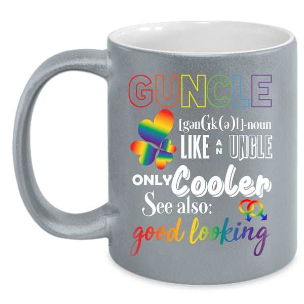 Guncle Coffee Mug, Like An Uncle Only Cooler Coffee Cup