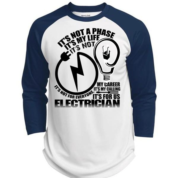 It's For Us Electrician T Shirt, I Love Electrician T Shirt, Awesome T-Shirts  (Polyester Game Baseball Jersey)