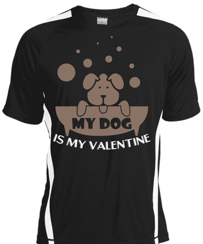 A black t-shirt with the shopify logo