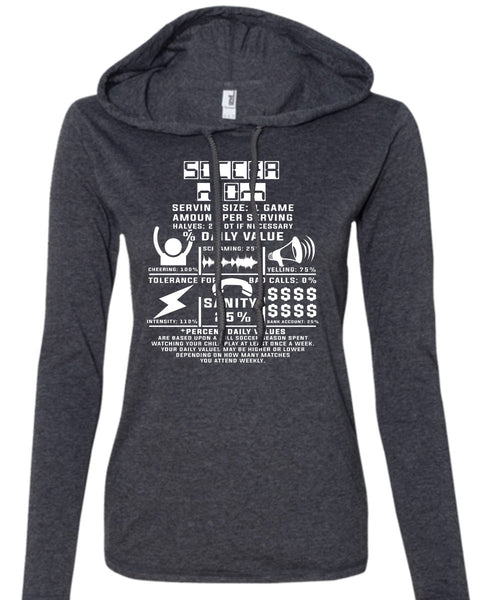 Soccer Mom T Shirt, I Love Soccer T Shirt, Mother's Day T Shirt (Anvil Ladies Ringspun Hooded)