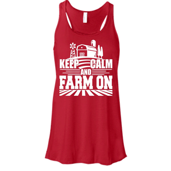 Keep Calm And Farm On T Shirt, Coolest Farmer T Shirt, Cool T Shirt