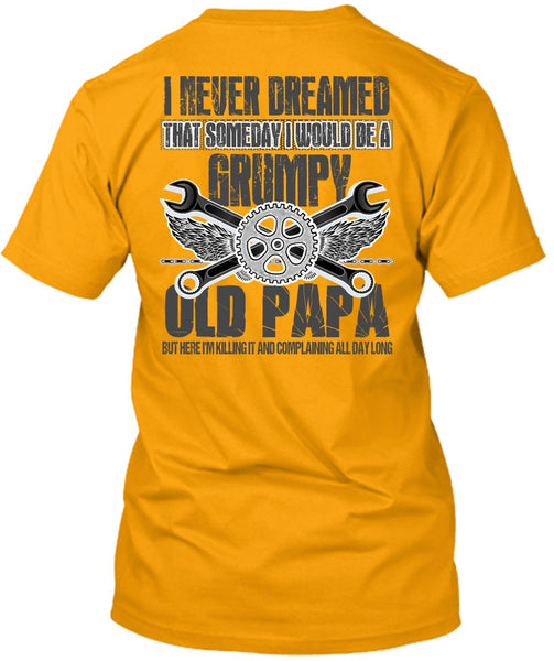 I Would Be A Grumpy Old Papa T Shirt, I Love Papa T Shirt