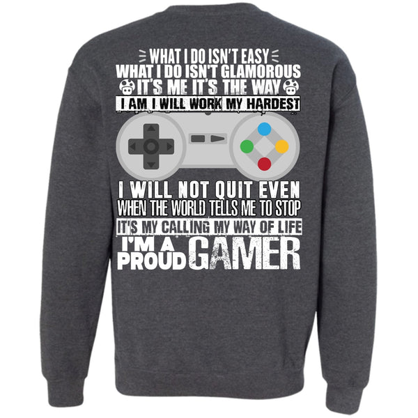 Work My Hardest T Shirt, I Love Gaming Sweatshirt