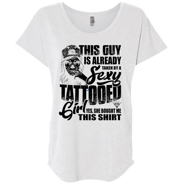Taken By A Tattooed Girl T Shirt, I Love Tattooed T Shirt, Awesome T-Shirts