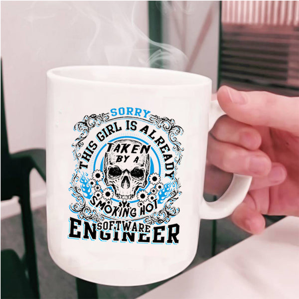 Beautiful Wife Coffee Mug, Taken By A Software Engineer Cup