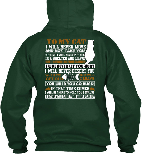 To My Cat T Shirt, I Love You T Shirt