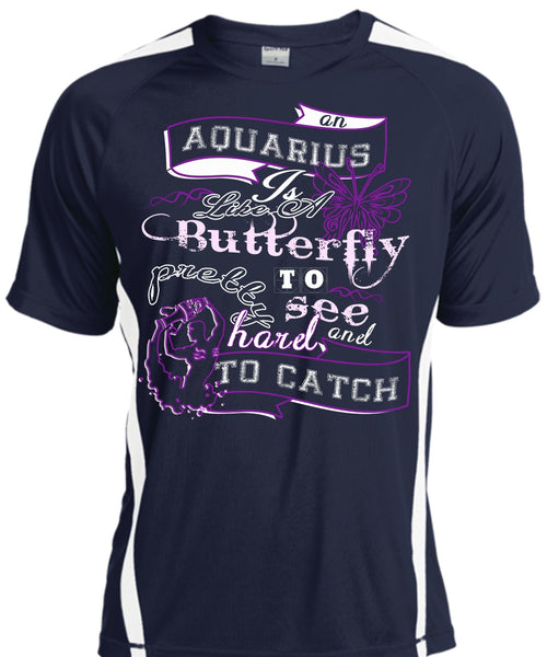 An Aquarius Is Like A Butterfly To See And Too Catch Pretty Harel T Shirt