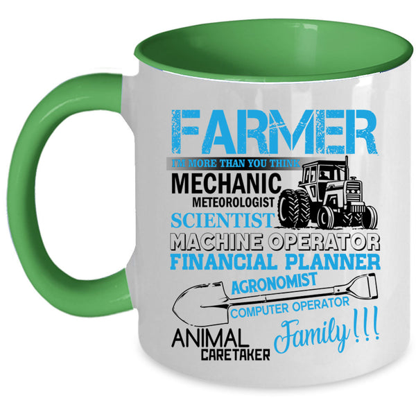 Best Gift For Famers Coffee Mug, Farmer Accent Mug