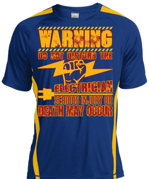 Do Not Disturb The Electrician T Shirt, Being An Electrician T Shirt, Cool Shirt