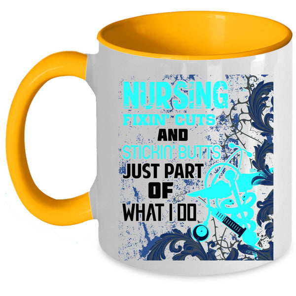 Cute Gift For Nurses Coffee Mug, Nursing Accent Mug