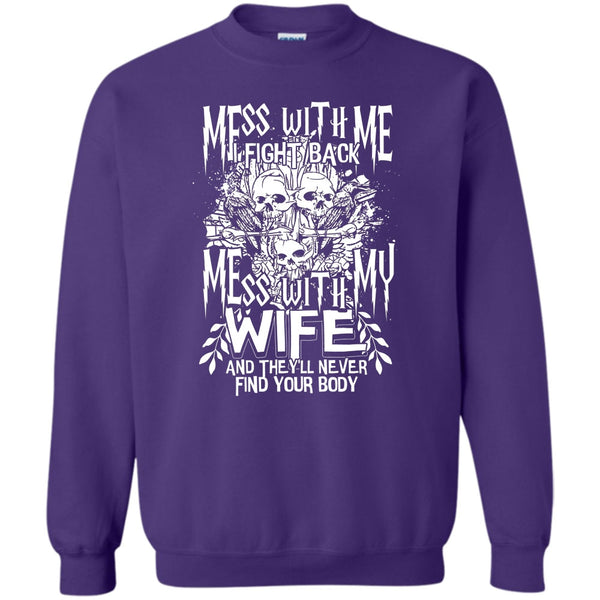 Mess With My Wife T Shirt, Coolest Husband Sweatshirt