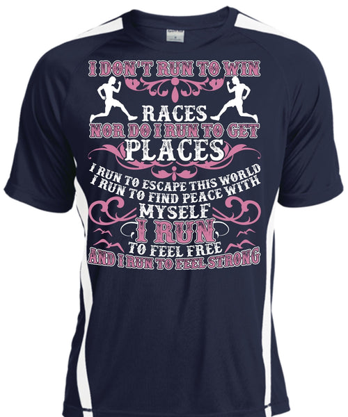 I Run To Feel Free T Shirt, I Run To Feel Strong T Shirt, Cool Shirt