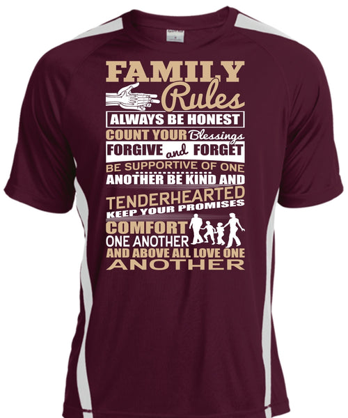 Family Rules T Shirt, Forgive And Forget T Shirt, Cool Shirt