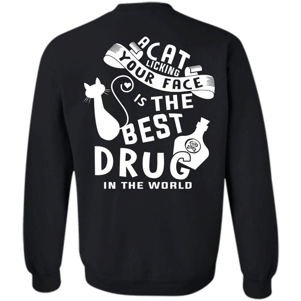 A black t-shirt with the shopify logo