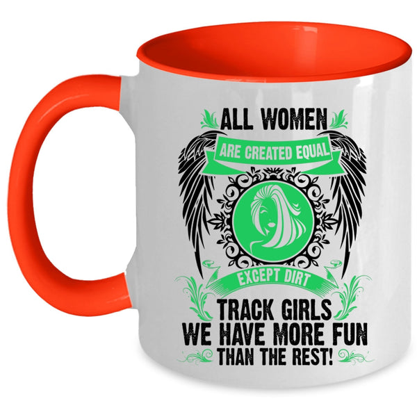 Beautiful Girls Coffee Mug, Dirt Track Girls Accent Mug