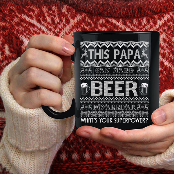 This Papa Can Make Beer Disappear Coffee Mug, Cool Papa Coffee Cup