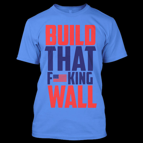 A black t-shirt with the shopify logo