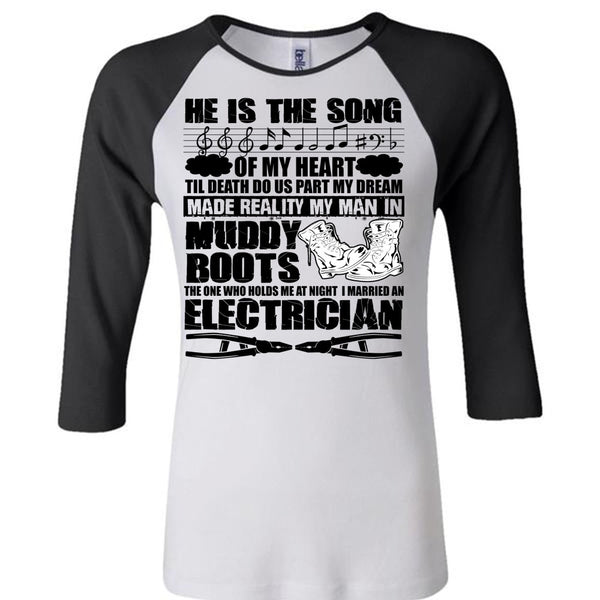 I Married An Electrician T Shirt, I Love Electrician T Shirt, Awesome T-Shirts