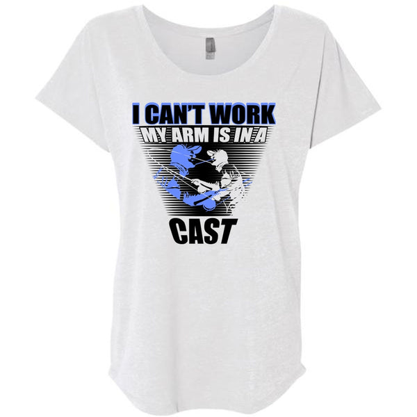 I Can't Work My Arm Is In A Cast T Shirt, I Love Fishing T Shirt, Awesome T-Shirts