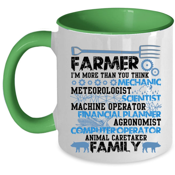 Animal Caretaker Family Coffee Mug, Farmer Accent Mug