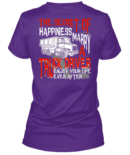 Marry A Truck Driver T Shirt, Being A Trucker T Shirt