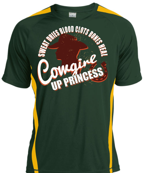 Heal Cowgirls Up Princess T Shirt, Sweat Dries Blood Clots Bones T Shirt, Cool Shirt