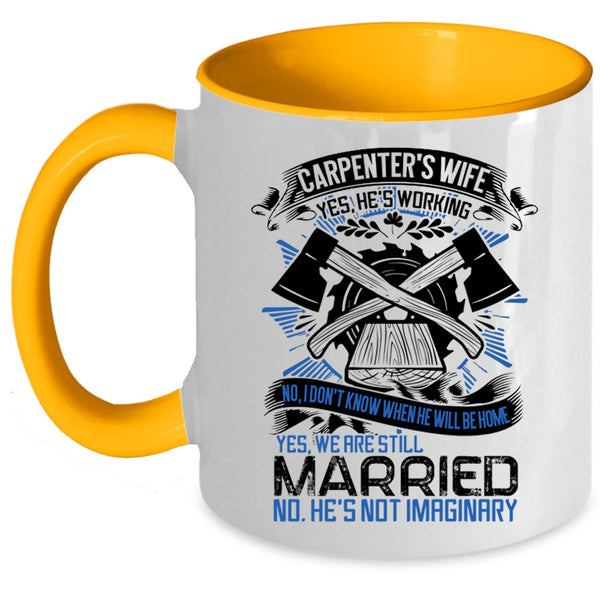 Awesome Carpenter's Wife Coffee Mug, Carpenter's Wife Accent Mug