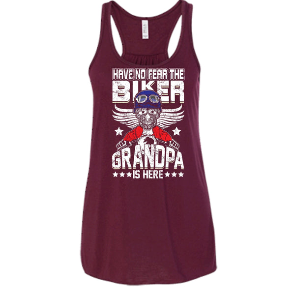 Have No Fear The Biker T Shirt, Coolest Biker Grandpa Tank Top