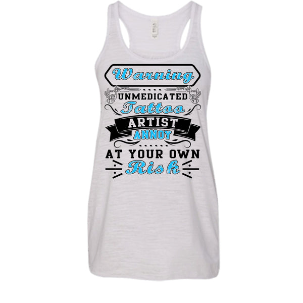 Unmedicated Tattoo Artist T Shirt, Coolest Tattoo Artist T Shirt, Awesome t-shirts