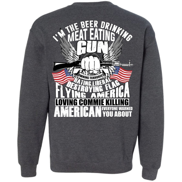 Flying America T Shirt, I Love Gun Sweatshirt