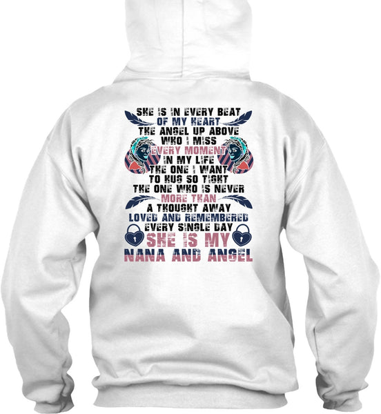 She Is My Nana And Angel T Shirt, I Love Nana T Shirt