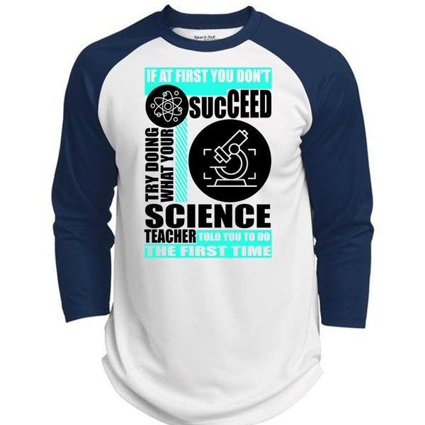 Science Teacher T Shirt, You Don't Succeed T Shirt, Awesome T-Shirts  (Polyester Game Baseball Jersey)