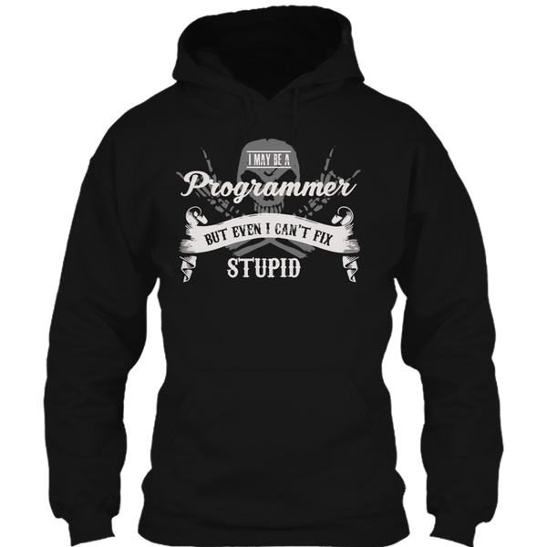 A black t-shirt with the shopify logo