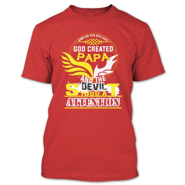 A black t-shirt with the shopify logo