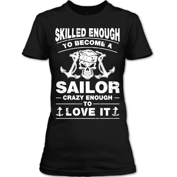 A black t-shirt with the shopify logo